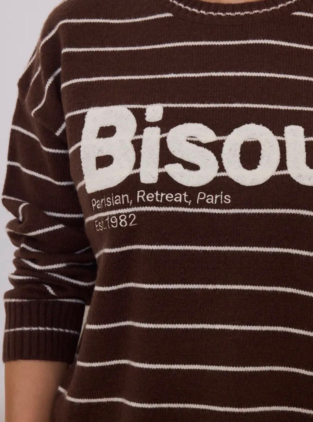 Bisous trui - Bruin