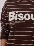 Bisous trui - Bruin
