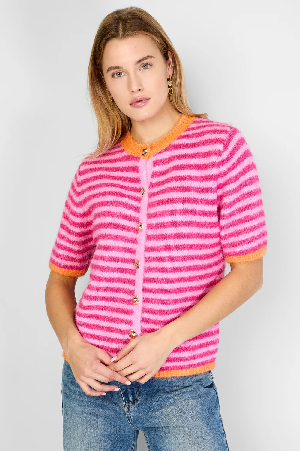 Fen Vest - Roze/Oranje