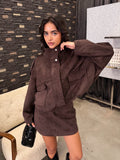 Unika - Suede Jacket Bruin