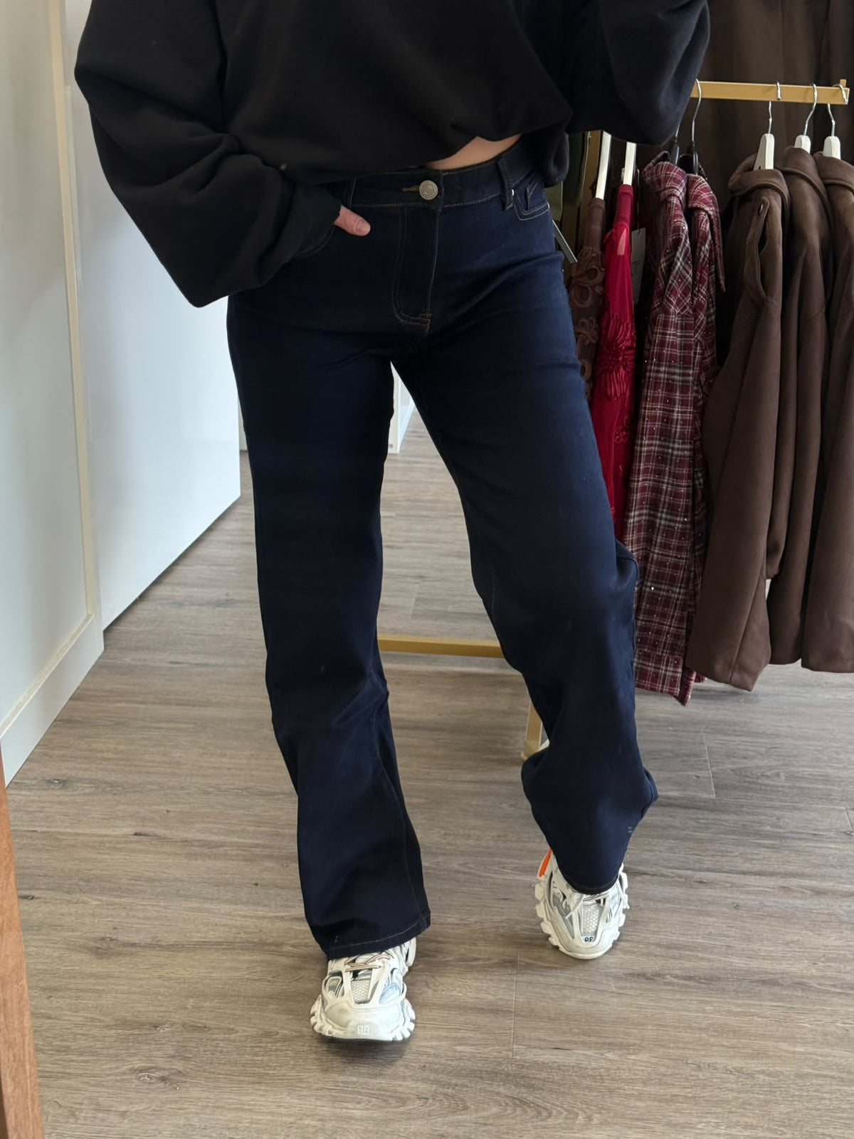 GOODIES - Donkerblauwe broek