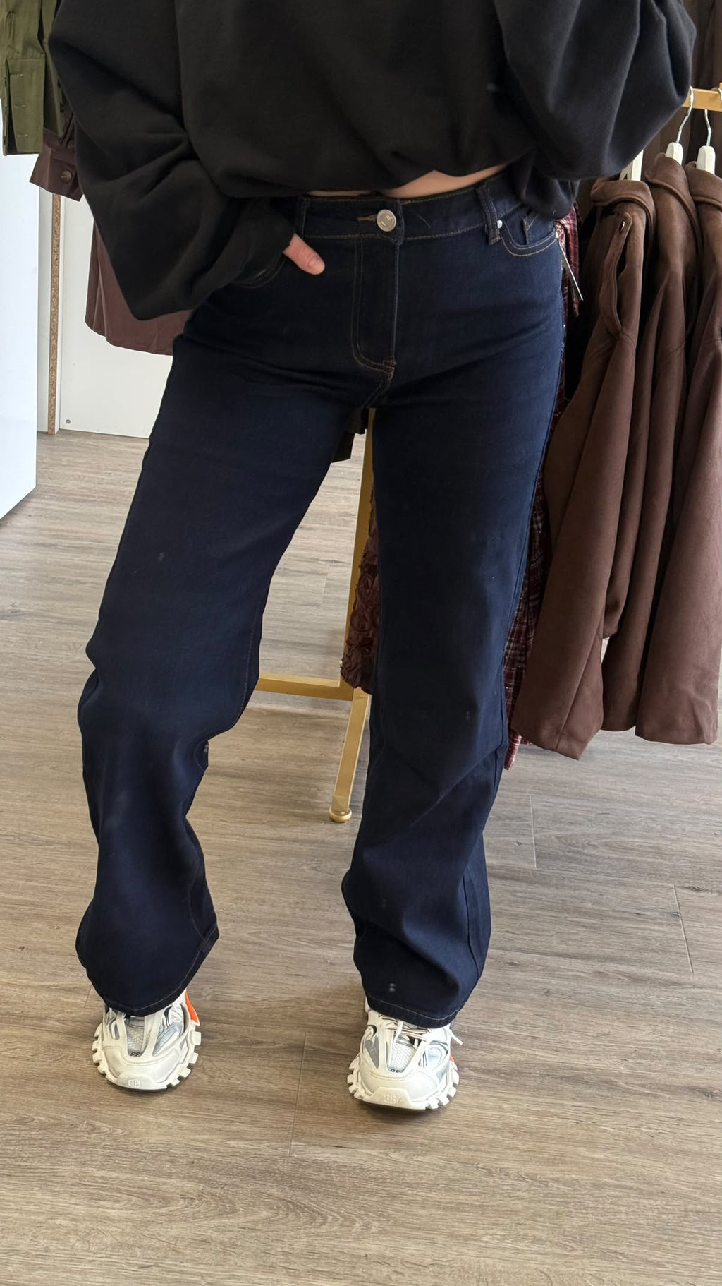 GOODIES - Donkerblauwe broek