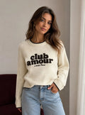 Club Amour trui - Wit